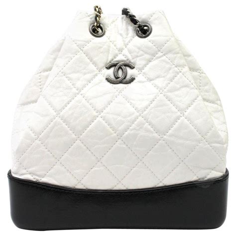 chanel watercolor backpack|Chanel black and white handbags.